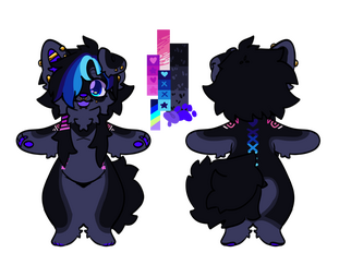 Chibi Symmetrical Reference - Flat Color
